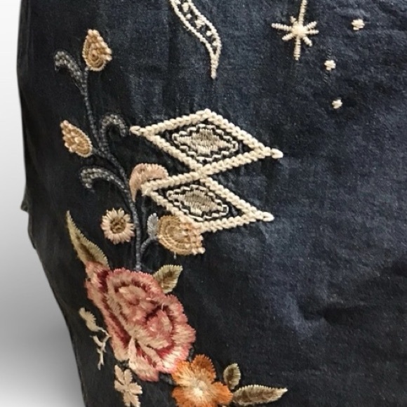 Johnny Was HEAVILY EMBROIDERED DEMIN SHIRT/JACKET UMOYA NWT - Picture 10 of 15